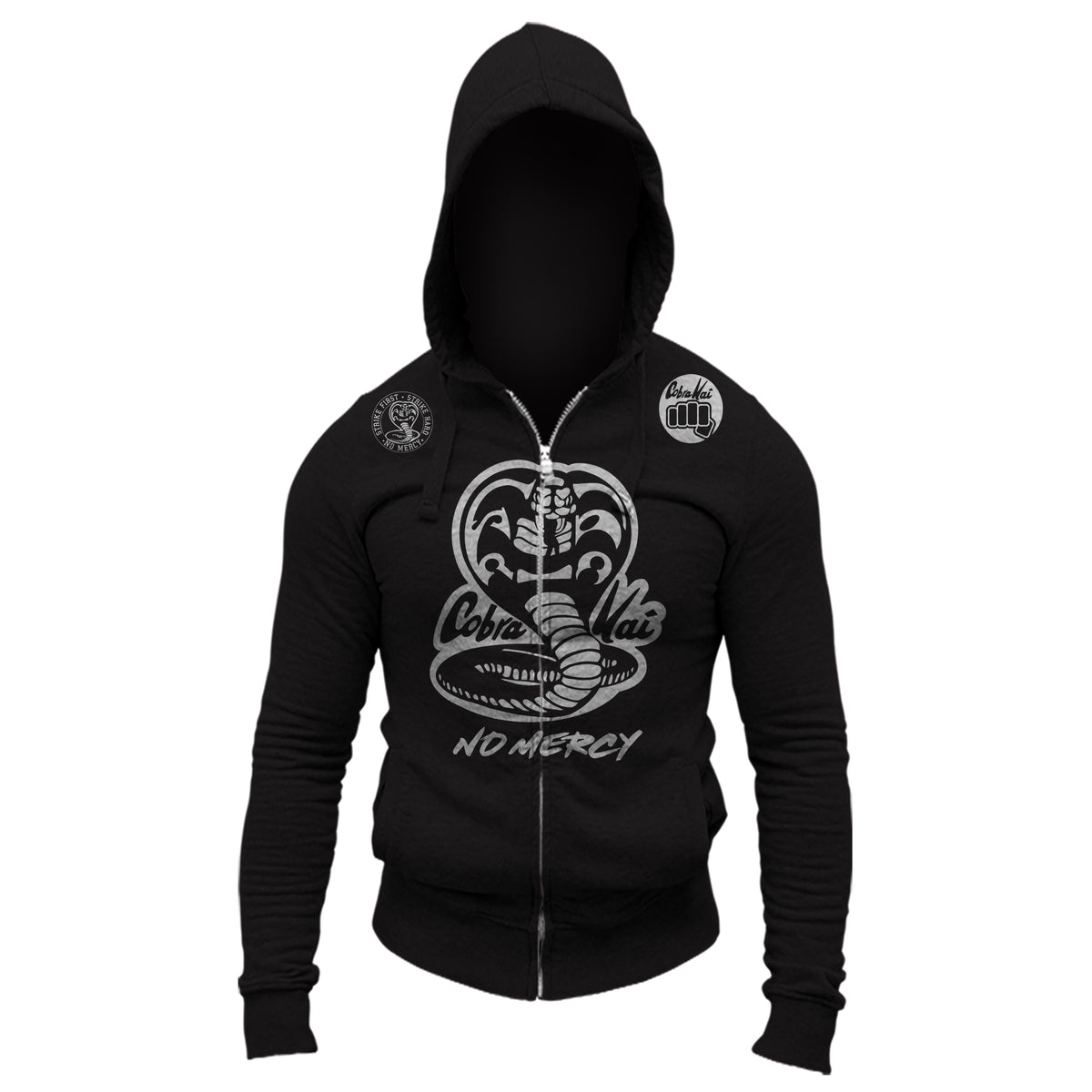 Cobra kai zip 2025 up hoodie