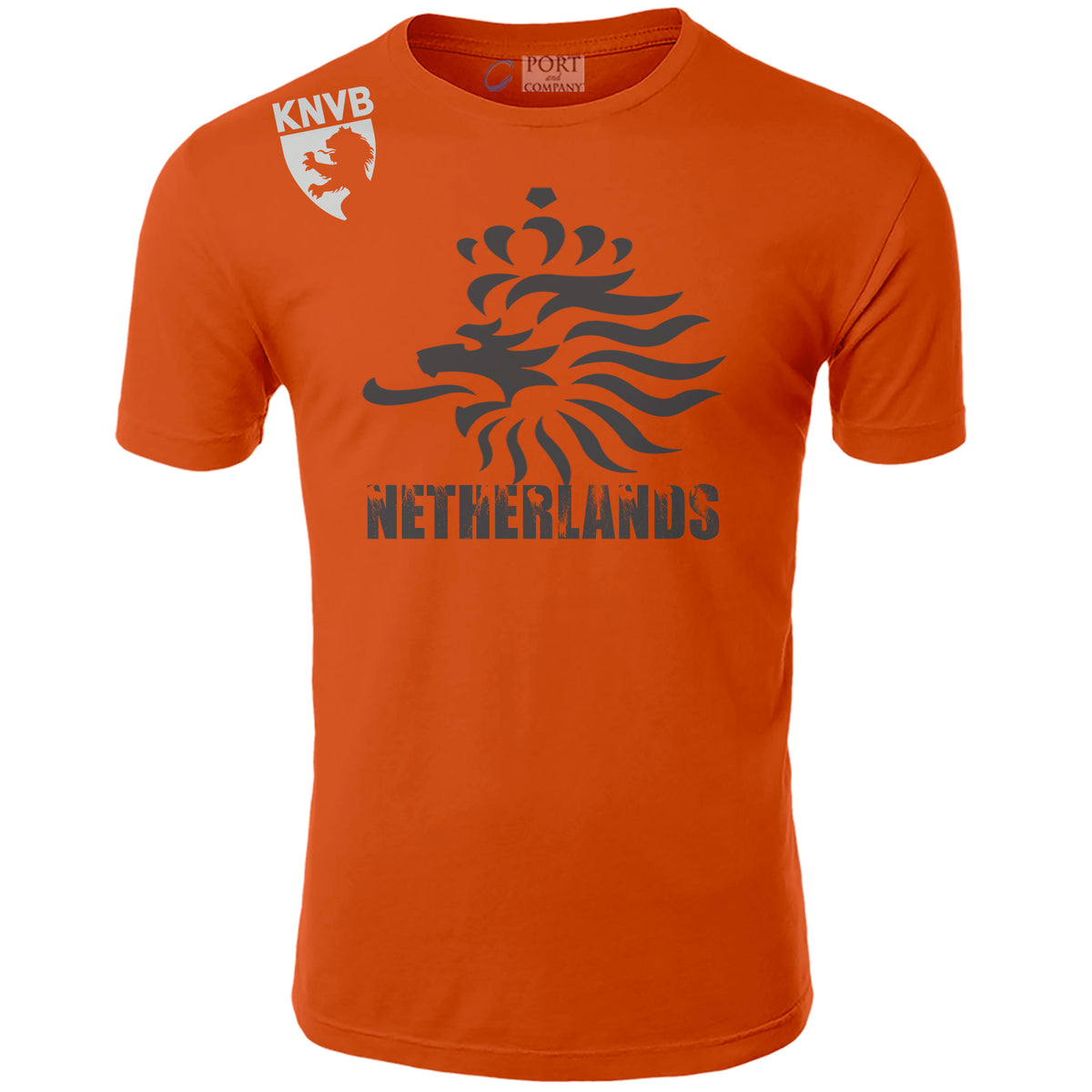 Stryker Netherlands Soccer Team Shirt Adult Orange Knvb (Small)