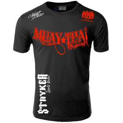 Muay Thai Fighting Stryker Fight Gear Adult MMA UFC Shorts Sleeve T-Shirt Top