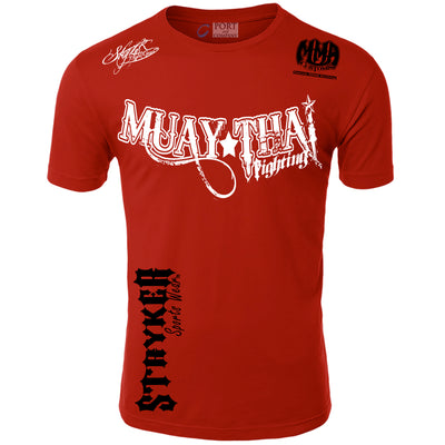 Muay Thai Fighting Stryker Fight Gear Adult MMA UFC Shorts Sleeve T-Shirt Top