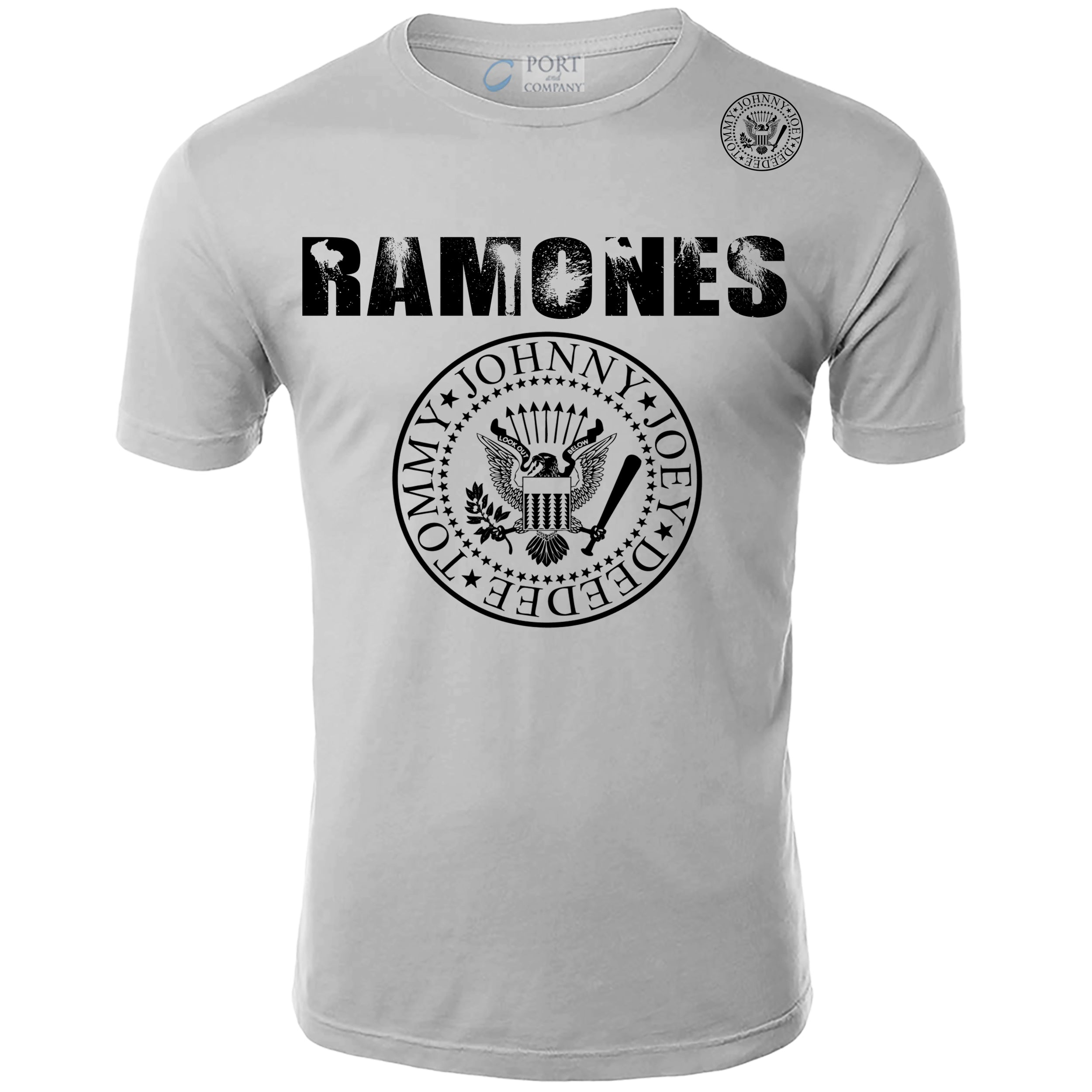 Ramones - Classic Logo Premium Burnout T-Shirt - Pop Music